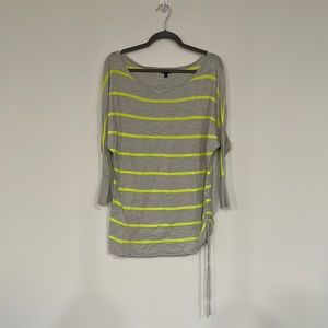 Express 3/4 sleeve boat neck top